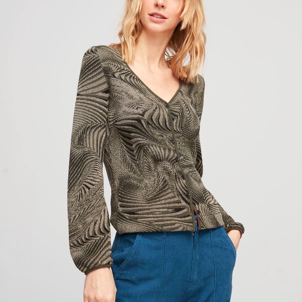 Aldo Martins Cretil V Neck Cardigan, Size Xs
